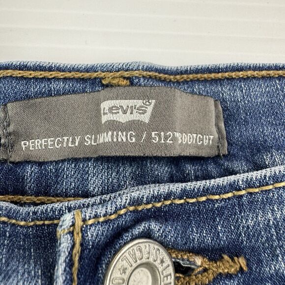 Levi's Women's Boot Cut Jeans - Blue - Picture 2 of 12